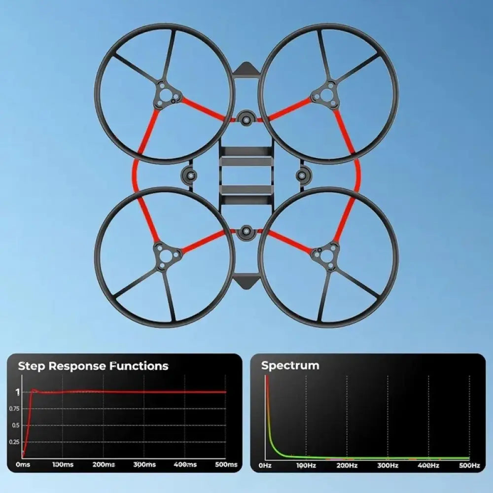 1/2 pièces BETAFPV Air75 II KIT de cadre sans brosse cadre de Drone pour GF 40mm 2 lames/GF 1611 Drone de course FPV à