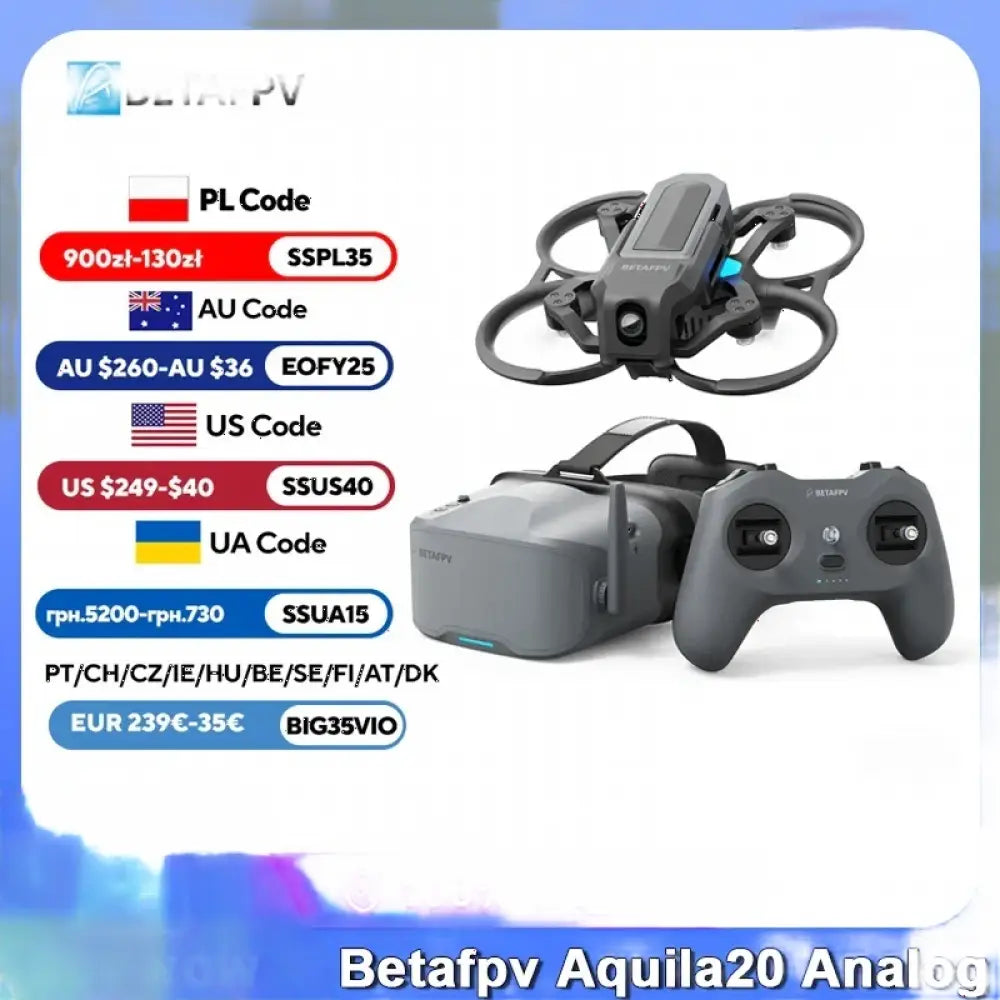 2025 Nouveau en stock BETAFPV Aquila20 fpv kit Drone
