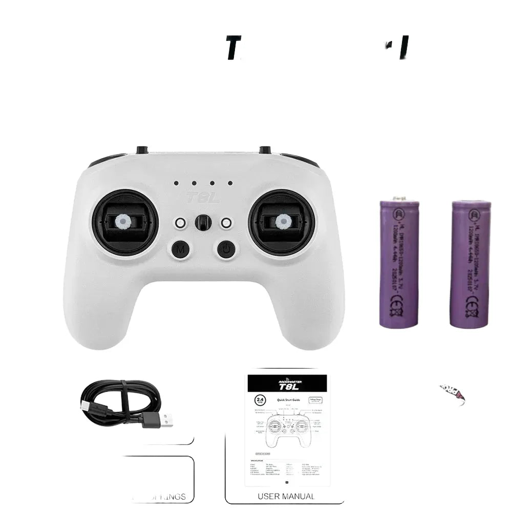 Radiocommande RadioMaster T8L ExpressLRS 2.4GHz 10CH avec transmetteur X5 Hall Gimbal, radiocommande compacte pour drone FPV