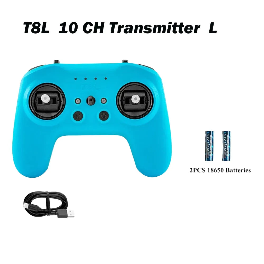 Radiocommande RadioMaster T8L ExpressLRS 2.4GHz 10CH avec transmetteur X5 Hall Gimbal, radiocommande compacte pour drone FPV