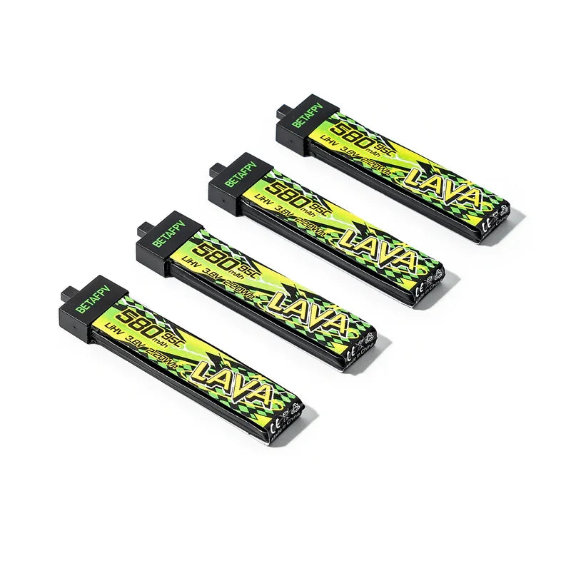 BETAFPV LAVA II 1S 95C 280mAh/320mA Battery for Air65 Meteor65 Pro 480mAh/580mAh/680mAh for Meteor75 Pro P1/Air75 Meteor75 Pro