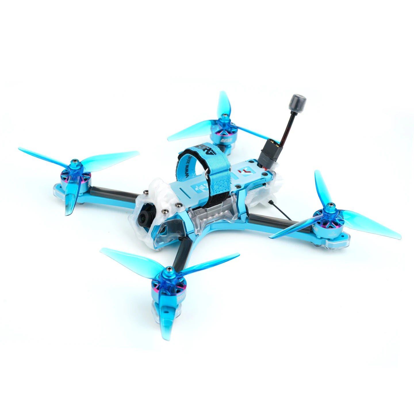 H743 FC Pro O4 AXIS ELRS 2.4G GPS FPV Drone with Dual Gyroscope, X BANDO 2207.5 1960KV 6S Analog Motor, 5-inch