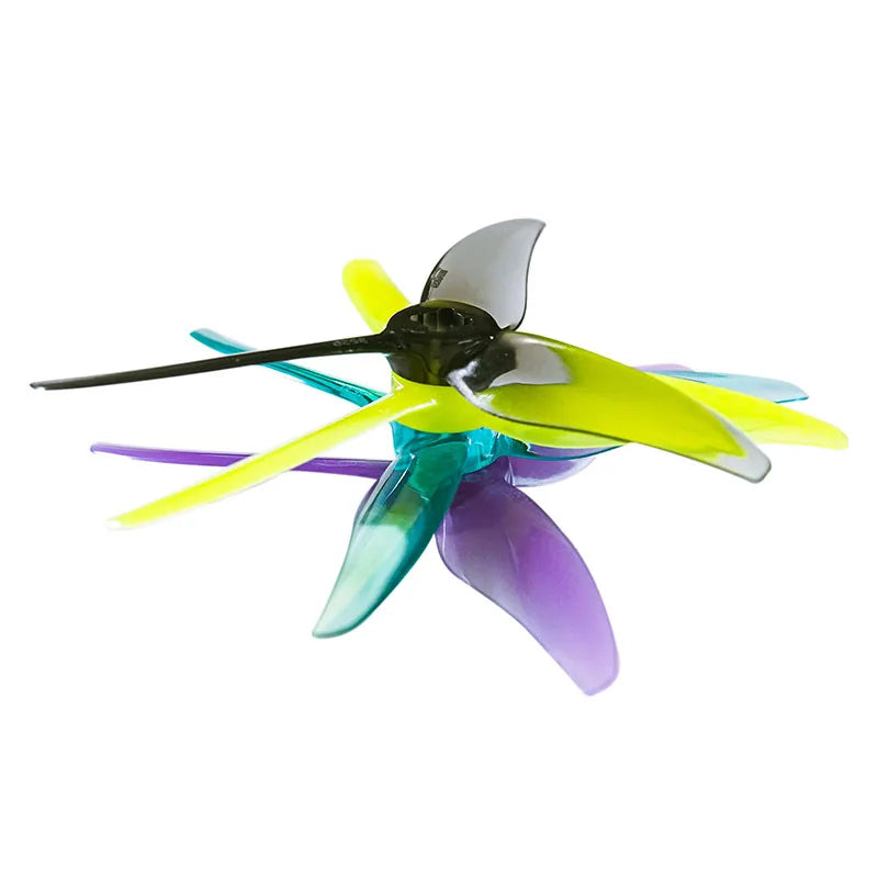 4 Pairs Gemfan Hurricane 3520 3.5X2X3 3.5 Inch 3-Blade CW CCW PC Propeller for RC FPV Remote Control Racing Drones DIY Parts