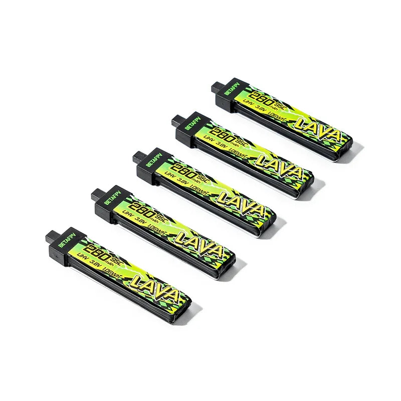 BETAFPV LAVA II 1S 95C 280mAh/320mA Battery for Air65 Meteor65 Pro 480mAh/580mAh/680mAh for Meteor75 Pro P1/Air75 Meteor75 Pro