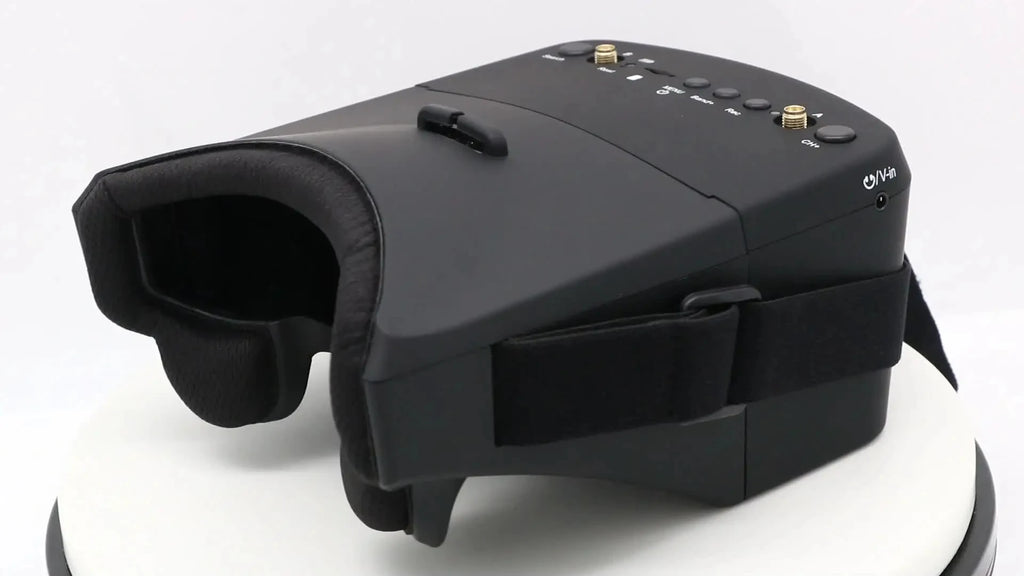 EV800D FPV Video Goggles 5 Inch 800*480 5.8G 40CH HD DVR with Built-in Battery for RC Racing Drone