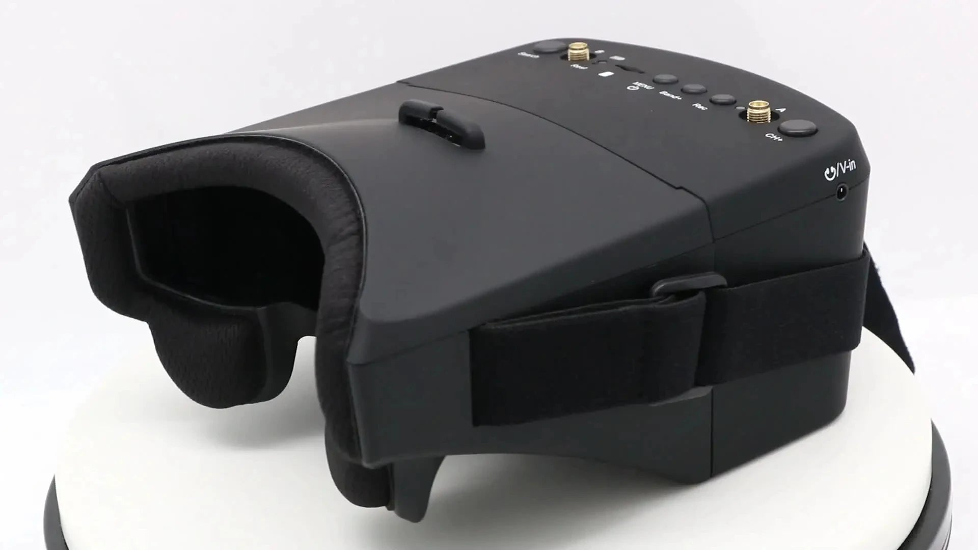 EV800D FPV Video Goggles 5 Inch 800*480 5.8G 40CH HD DVR with Built-in Battery for RC Racing Drone