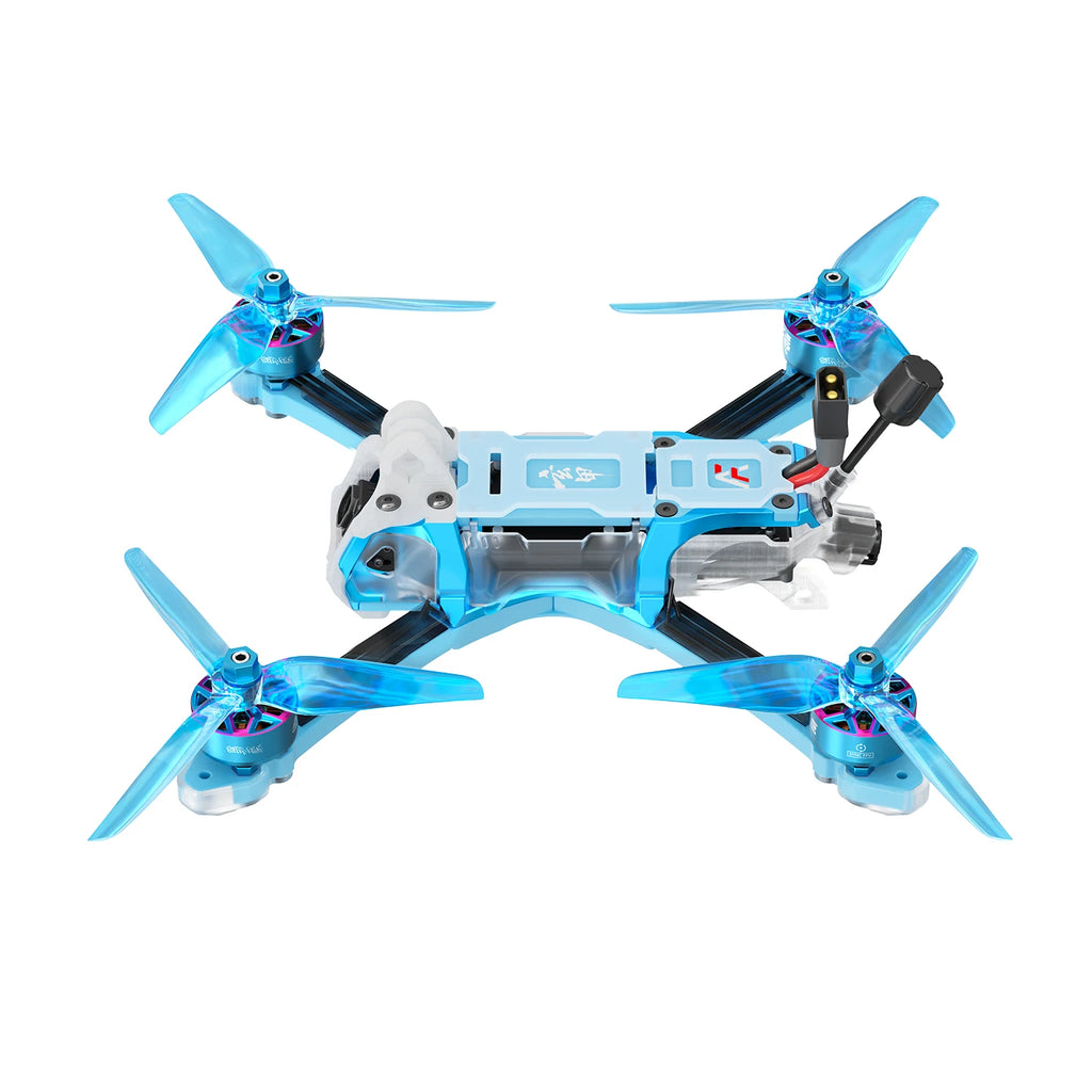 H743 FC Pro O4 AXIS ELRS 2.4G GPS FPV Drone with Dual Gyroscope, X BANDO 2207.5 1960KV 6S Analog Motor, 5-inch