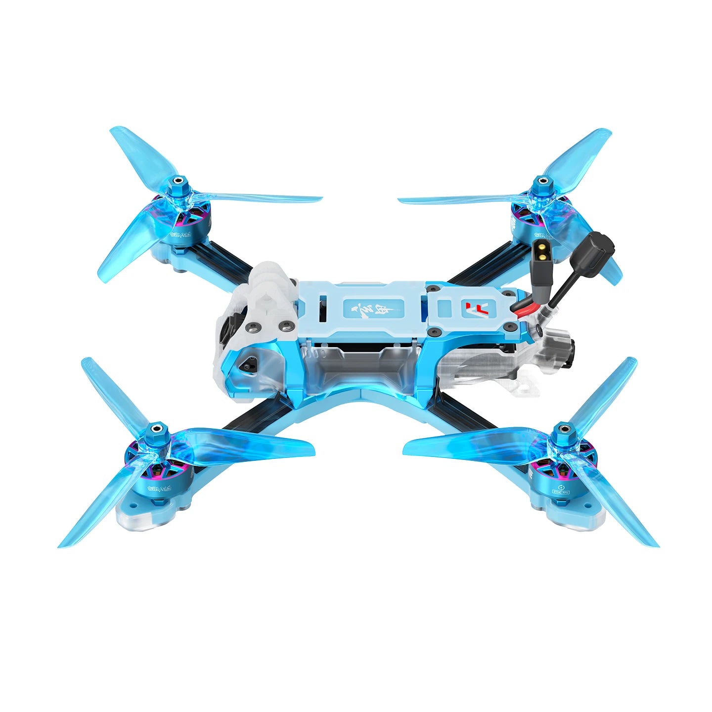 H743 FC Pro O4 AXIS ELRS 2.4G GPS FPV Drone with Dual Gyroscope, X BANDO 2207.5 1960KV 6S Analog Motor, 5-inch