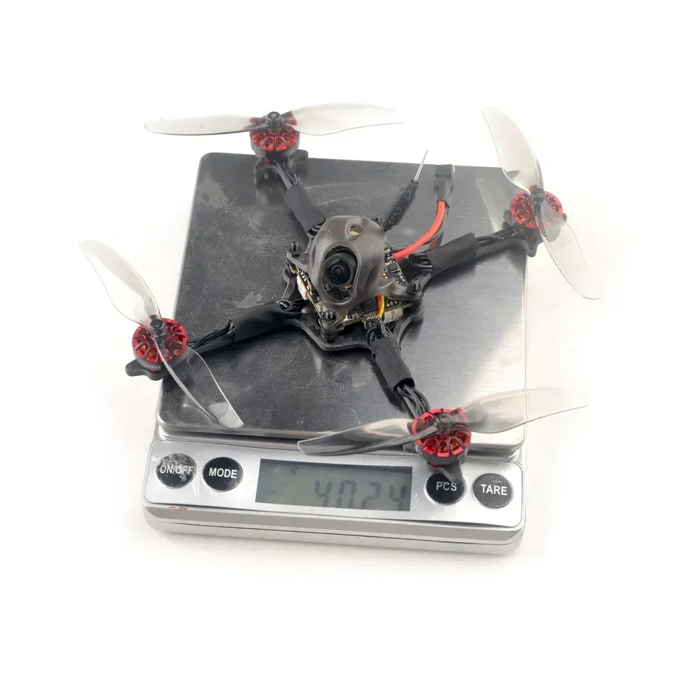 HappyModel Crux3 1S ELRS 3-inch FPV Toothpick Drone F4 Built-in 2G4 SPI ELRS 2.4G Caddx Ant EX1202.5 KV11500 Quadcopter