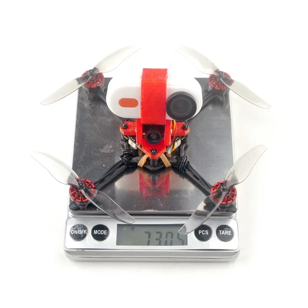 HappyModel Crux3 1S ELRS 3-inch FPV Toothpick Drone F4 Built-in 2G4 SPI ELRS 2.4G Caddx Ant EX1202.5 KV11500 Quadcopter