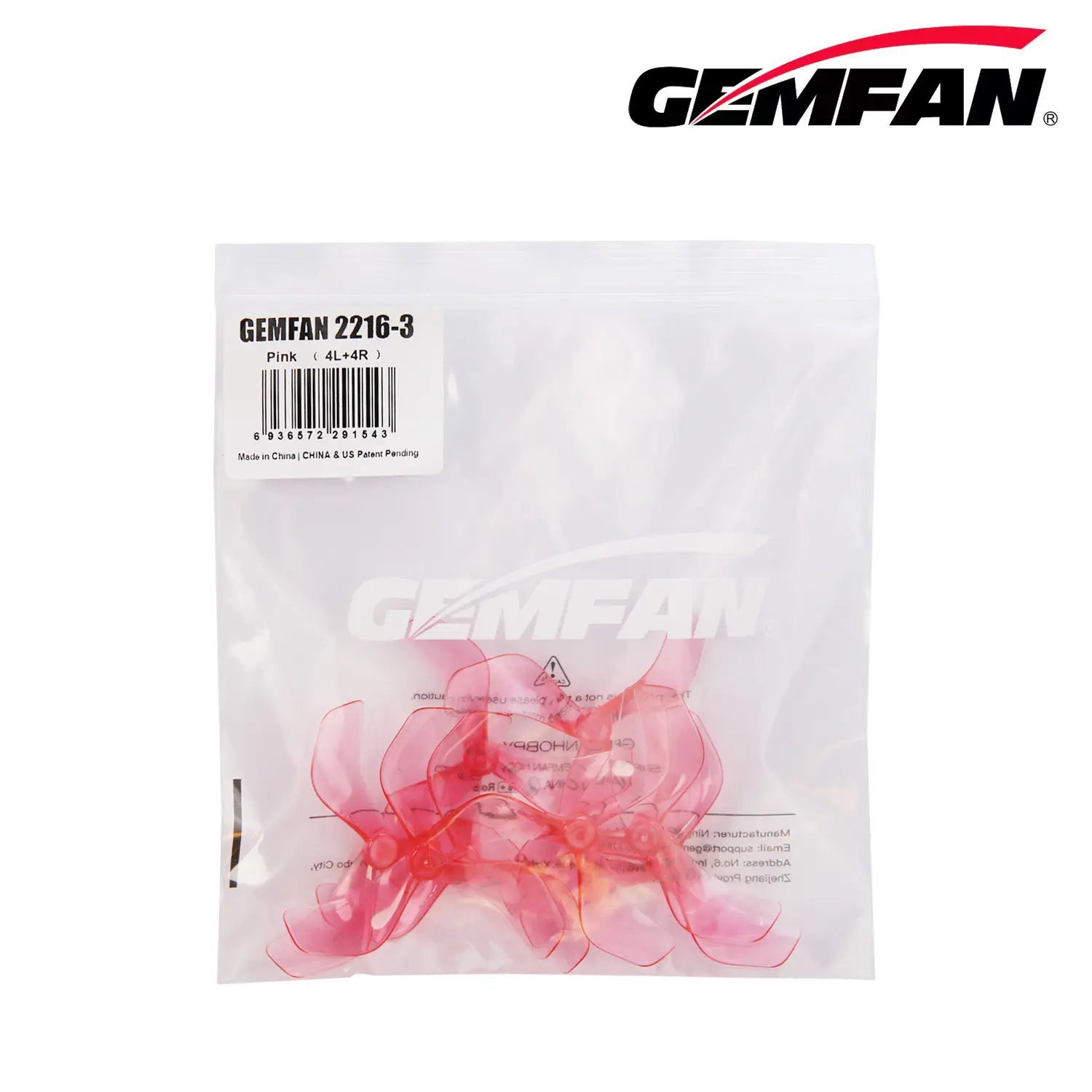 Gemfan 2216 Mini Blade Racing 2-inch 3-blade Propeller for FPV Racing Drones O3/O4 Air Unit