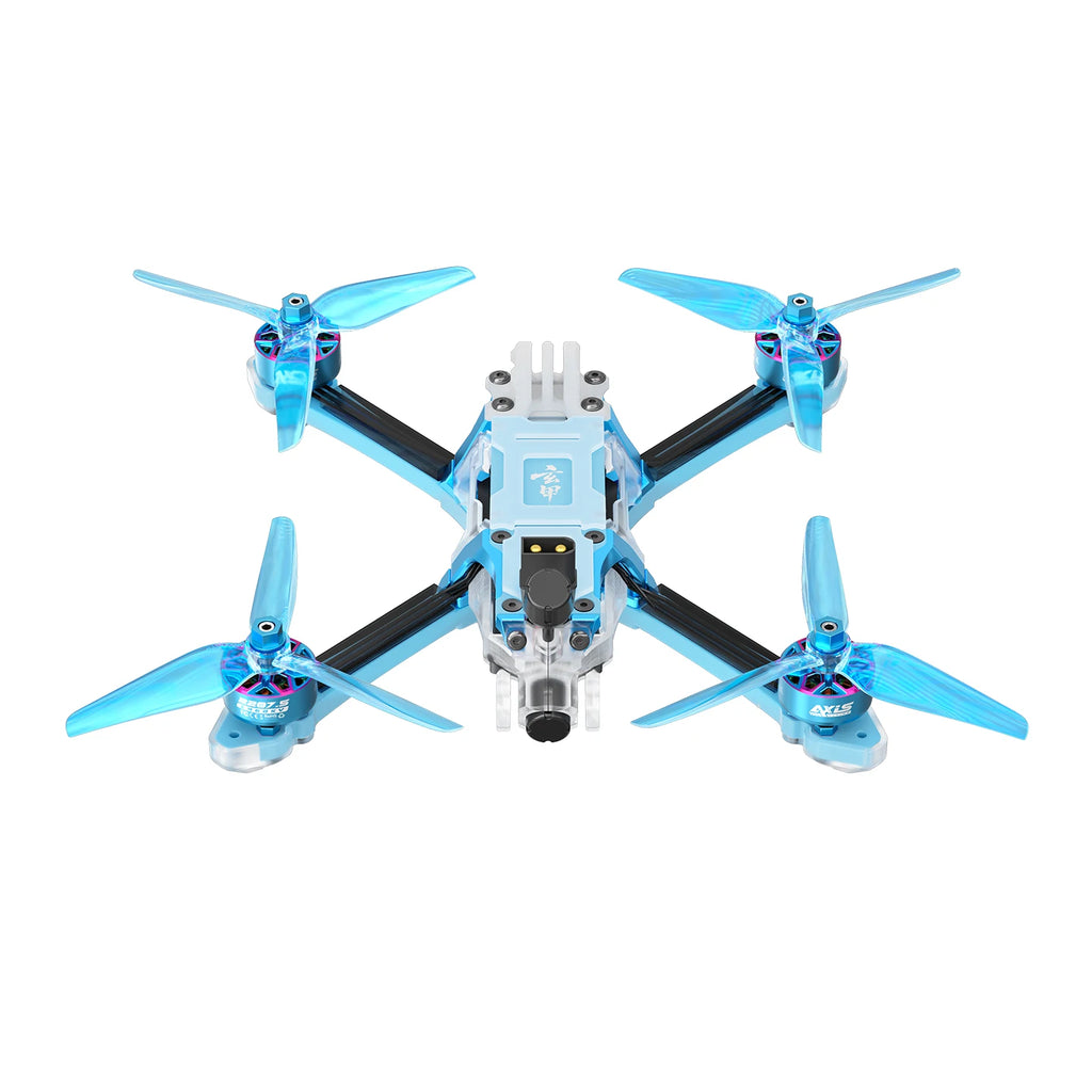 H743 FC Pro O4 AXIS ELRS 2.4G GPS FPV Drone with Dual Gyroscope, X BANDO 2207.5 1960KV 6S Analog Motor, 5-inch