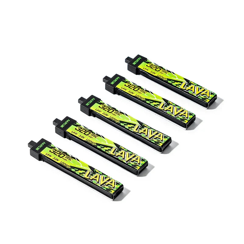 BETAFPV LAVA II 1S 95C 280mAh/320mA Battery for Air65 Meteor65 Pro 480mAh/580mAh/680mAh for Meteor75 Pro P1/Air75 Meteor75 Pro