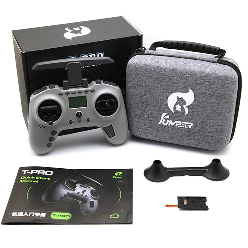 Jumper T-Pro V2 ELRS 1000mW 30dBm JP4IN1 ELRS ExpressLRS Radio Controller for Hall Gimbals Drones Multi-Protocol Flysky Aircraft