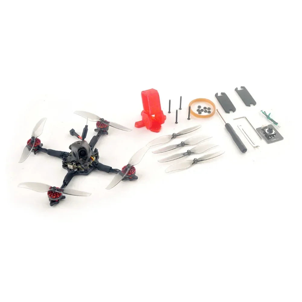 HappyModel Crux3 1S ELRS 3-inch FPV Toothpick Drone F4 Built-in 2G4 SPI ELRS 2.4G Caddx Ant EX1202.5 KV11500 Quadcopter