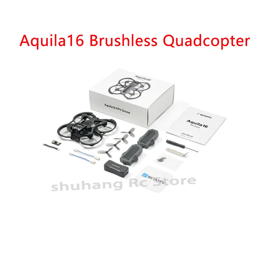 Kit FPV BETAFPV Aquila16/cuadroptère sans balais uniquement avec contrôleur de vol Aquila16 V1.0 et récepteur Version ELRS 2.4G 3.0