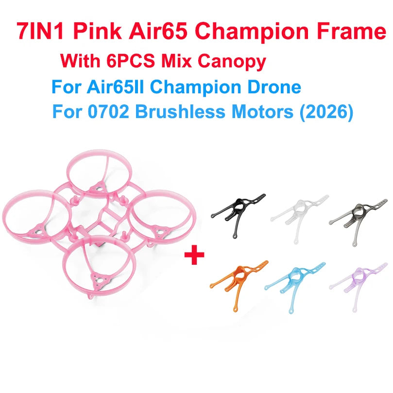 BETAFPV Air65 Champion Brushless Bwhoop Frame 2.2g Ultralight 65mm avec Canopy AirII pour Drone FPV Betafpv Air 65 Champion