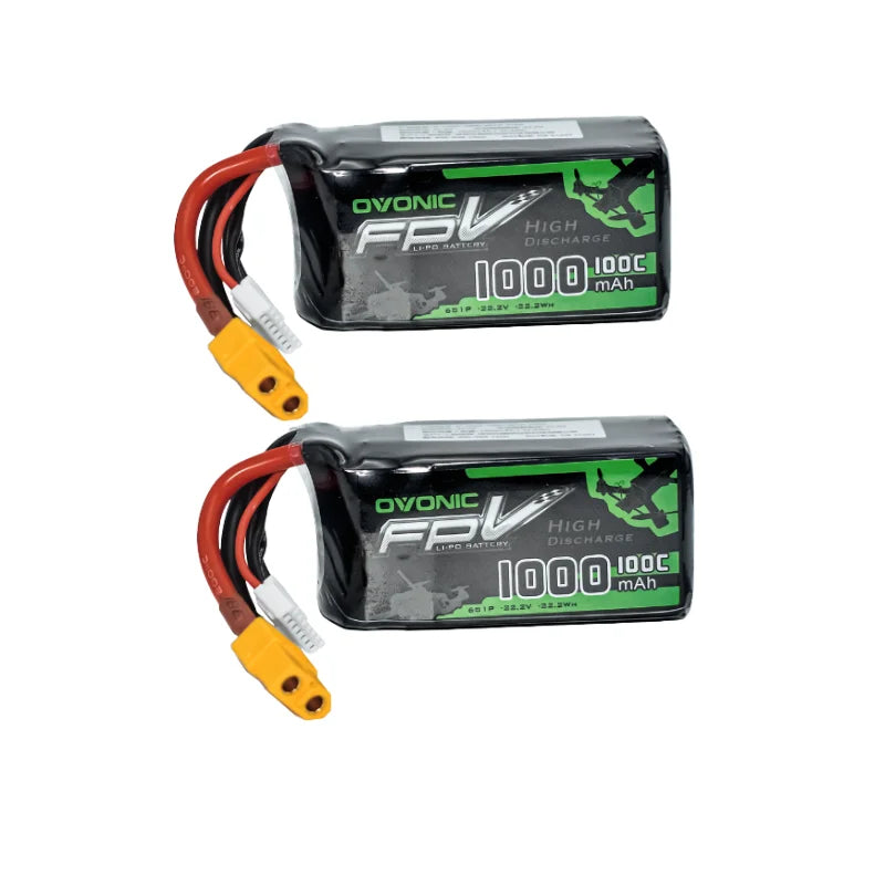 HOT OVONIC Lipo Battery 650/850/1000/1300/1550/2200mAh 100/80/35C 3S/4S/6S for RC Helicopter, Quadcopter, FPV Racing Drone