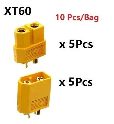 XT60 XT-60 Male Female Bullet Connectors Plugs for RC Lipo Battery Quadcopter Multicopter for Airplane Accessories Parts