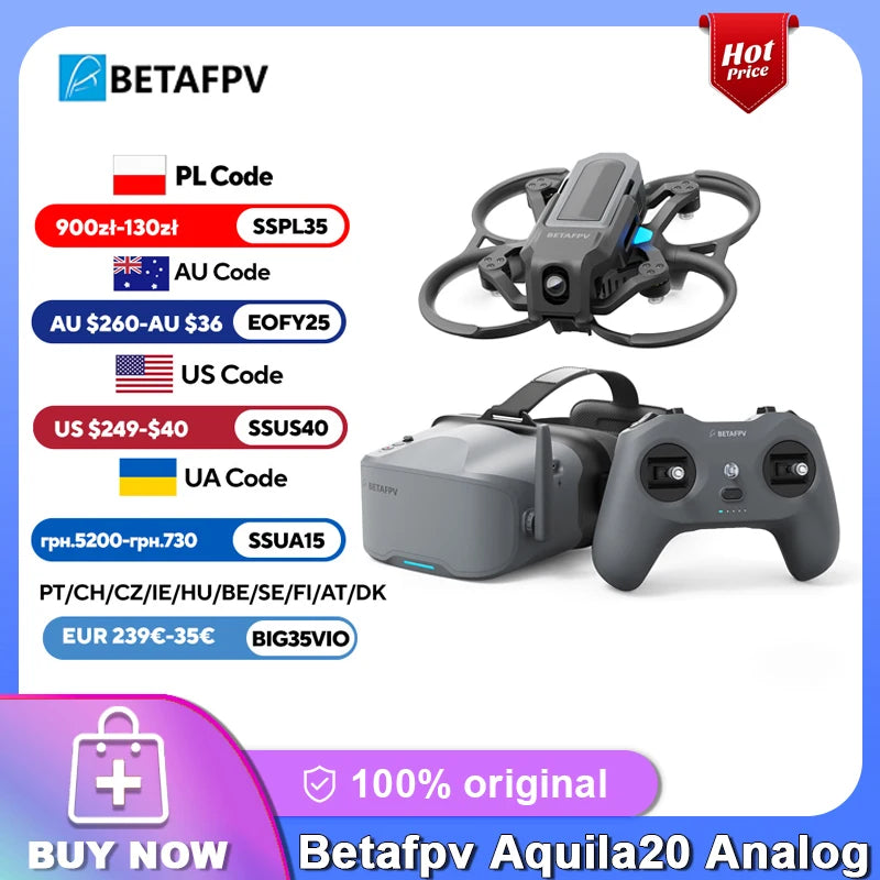 2025 Nouveau en stock BETAFPV Aquila20 fpv kit Drone