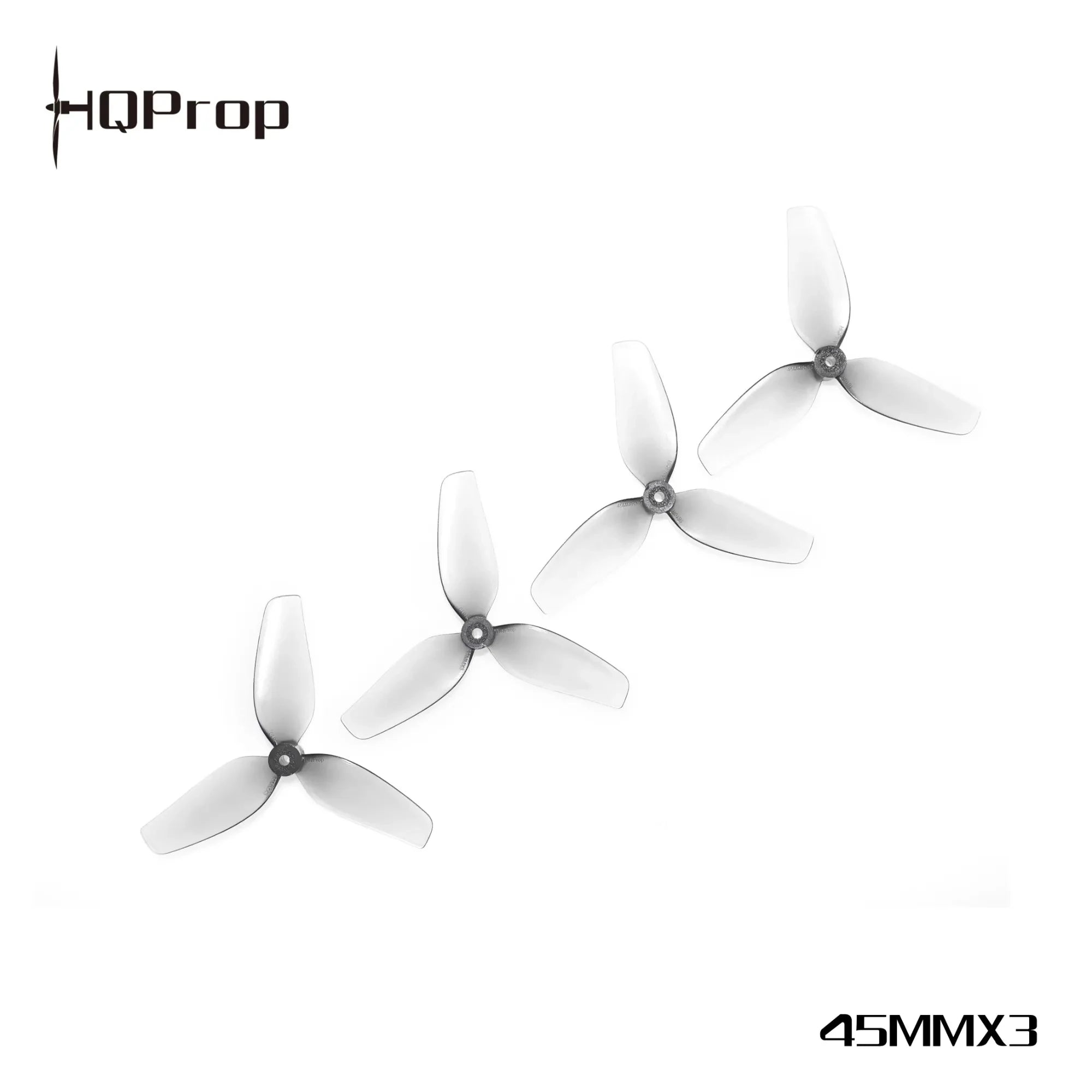 2 Pairs FPV HQprop 45MMX3 1.8 inch 3-Blade Propeller 1.5MM Hole Micro Whoop Prop