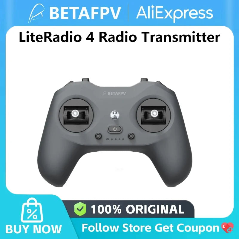 BETAFPV LiteRadio 4 10CH ELRS 2.4GHz Bluetooth Compatible Transmitter 25mW/50mW/100mW for DJI RC FPV Freestyle Quadcopter Drone