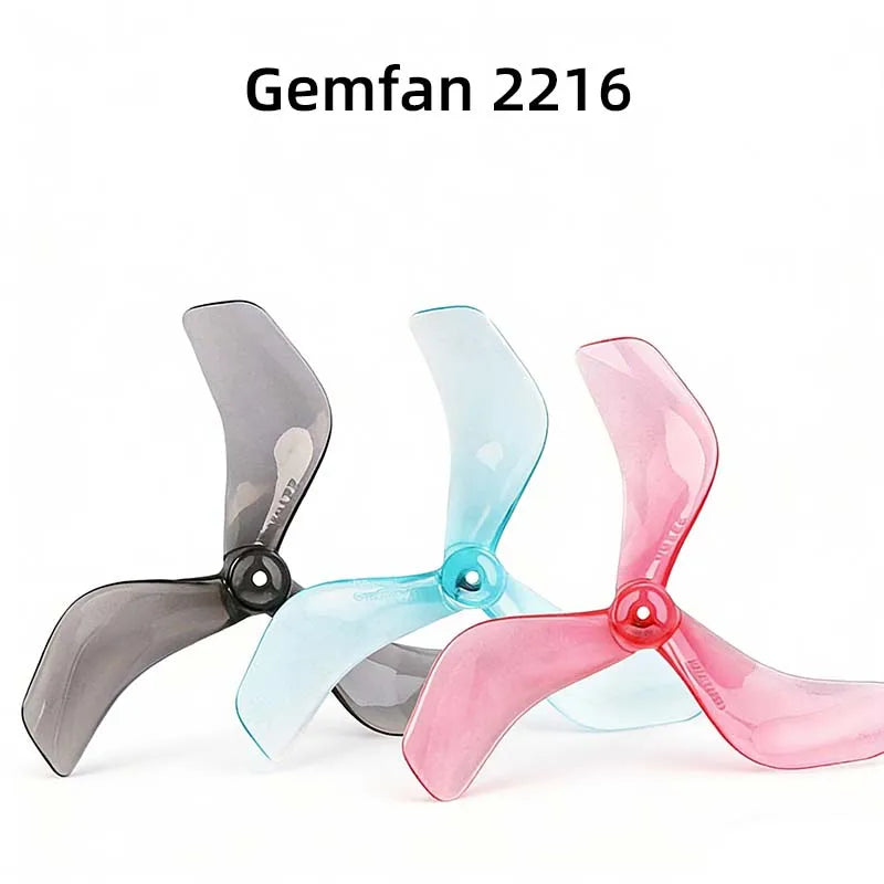 Gemfan 2216 Mini Blade Racing 2-inch 3-blade Propeller for FPV Racing Drones O3/O4 Air Unit
