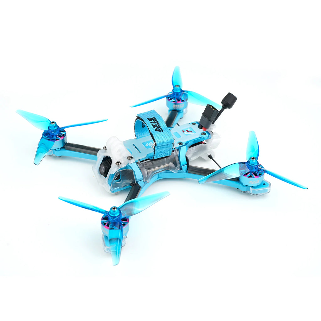 H743 FC Pro O4 AXIS ELRS 2.4G GPS FPV Drone with Dual Gyroscope, X BANDO 2207.5 1960KV 6S Analog Motor, 5-inch