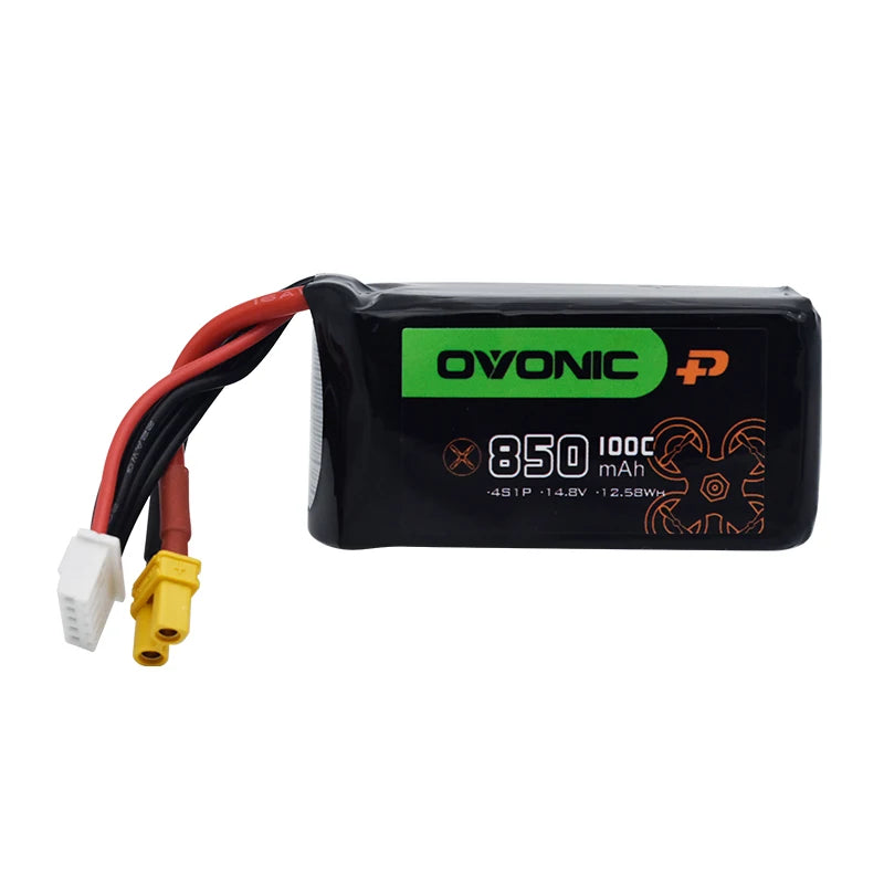 1 pièces TATTU-R-LINE 5.0 850/1050/1200/1300/1400/1550mAh 150C LiPo batterie pour hélicoptère RC quadrirotor FPV pièces de Drone de course