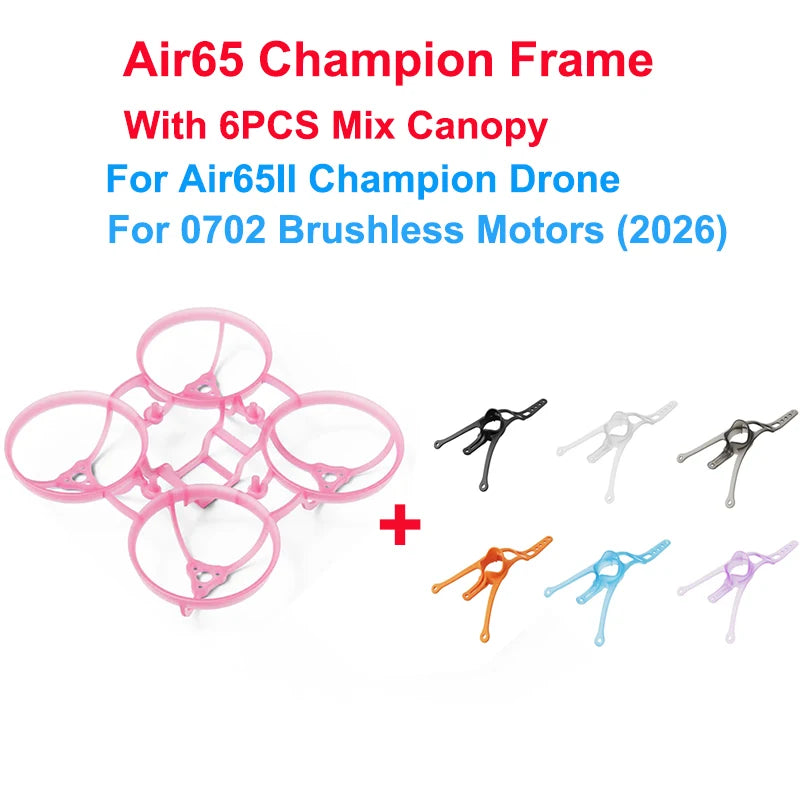 BETAFPV Air65 Champion Brushless Whoop Frame 2.2g Ultralight 65mm with AirII Canopy for Betafpv Air 65 Champion FPV Drone