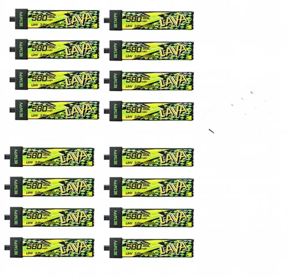 Batterie BETAFPV LAVA II 580mAh 1S 95C 3.8V BT2.0 pour Air75 Meteor75 Pro - 16PCS Charger / China Mainland