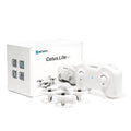 Kit FPV BETAFPV Cetus Lite blanc avec drone, télécommande et boîte sur fond blanc.