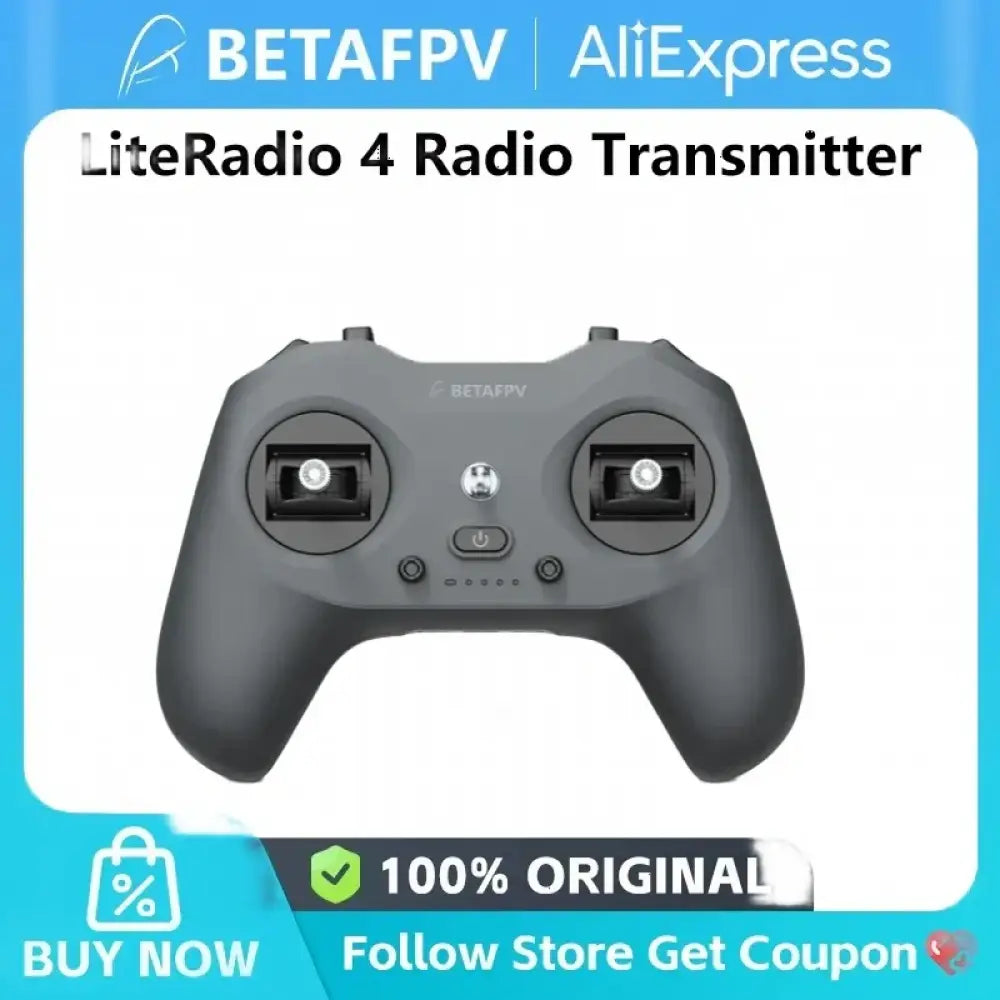 BETAFPV LiteRadio 4 transmetteur 10CH ELRS 2.4GHz Compatible Bluetooth 25mW/50mW/100mW pour Drone DJI RC FPV