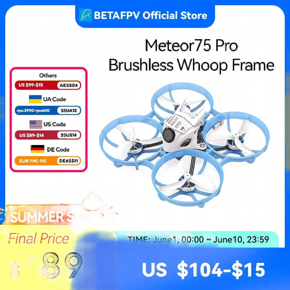 BETAFPV Meteor75 Pro Quadricoptère Brushless Whoop 2026