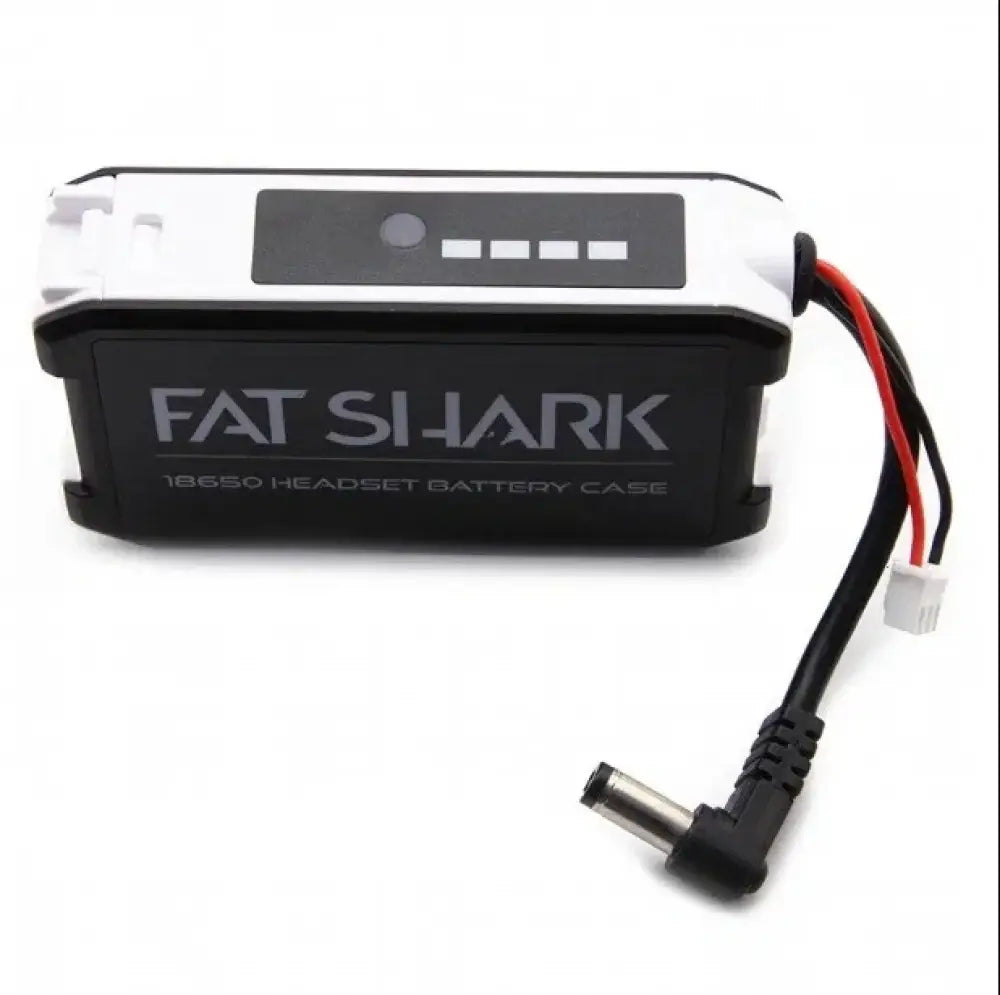 Boîtier de batterie Li-Ion Fatshark 18650 pour lunettes FatShark (sans batterie) - USB Version