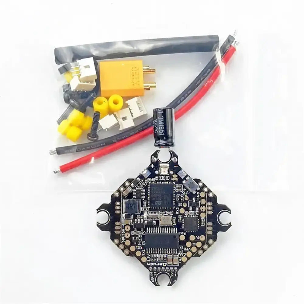 Darwin FPV F411 AIO contrôleur de vol Drone de course 4 en 1 ESC BF BL_S 15A RC Drone - 1pcs