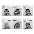 Six packs de 40mm Gemfan 1610-2 hélices de drone transparentes grises, 2 pales.