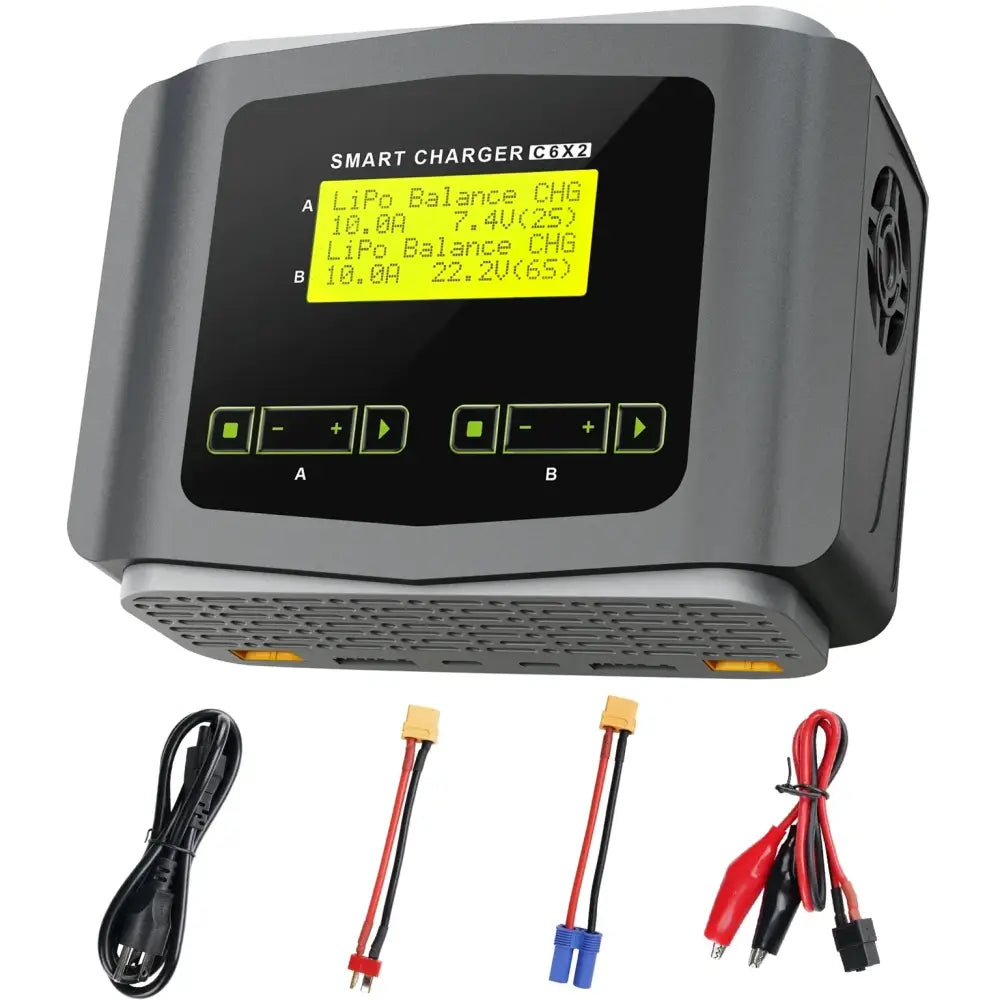 HTRC L6X2/T240 chargeur d’équilibre écran tactile double canal C150/C6 chargeur Lipo déchargeur pour batterie NiMH LiHV