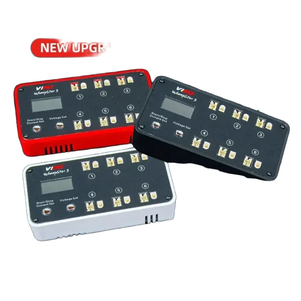 NOUVEAU VIFLY WhoopStor 3 V3 6 Ports 1S LIPO veHV Chargeur de Batterie Déchargeur Stockage LCD TYPE-C DC cruc60 Pour RC