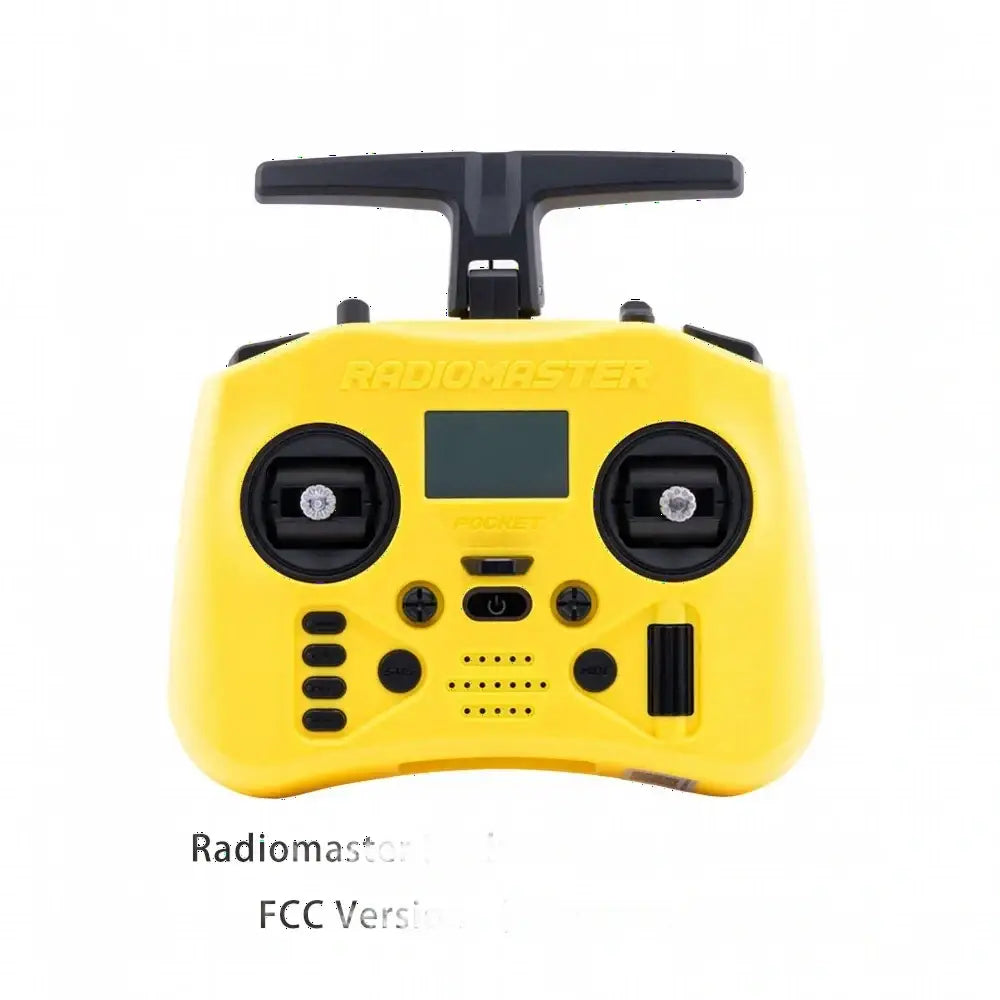 Radiomaster Pocket télécommande FPV Traverse modèle d’avion Portable personnalisé protocole Elrs CC2500 - Yellow-ELRS M2