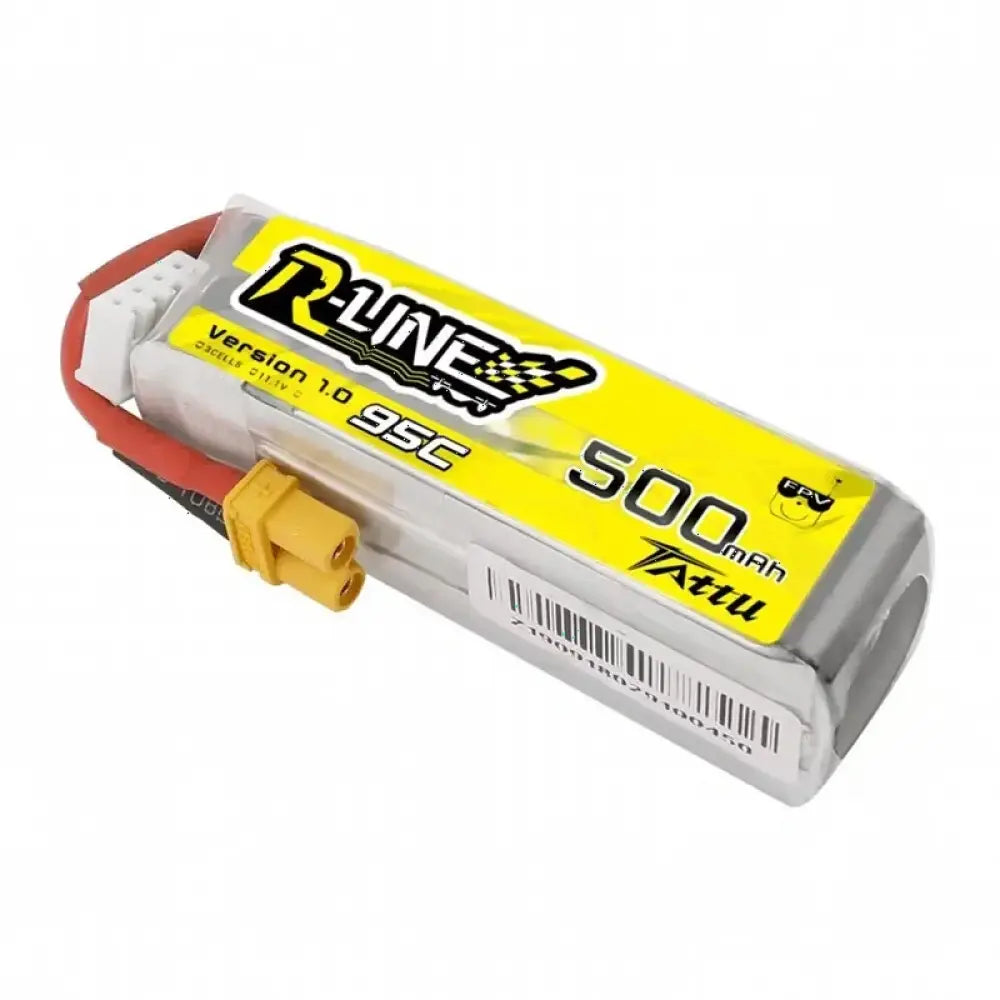 Salle de bain T TATTU R-LINE 1.0 95C 500mAh 11.1V Lipo Batterie Pour RC Hélicoptère Quadcopter FPV Racing Drone Pièces