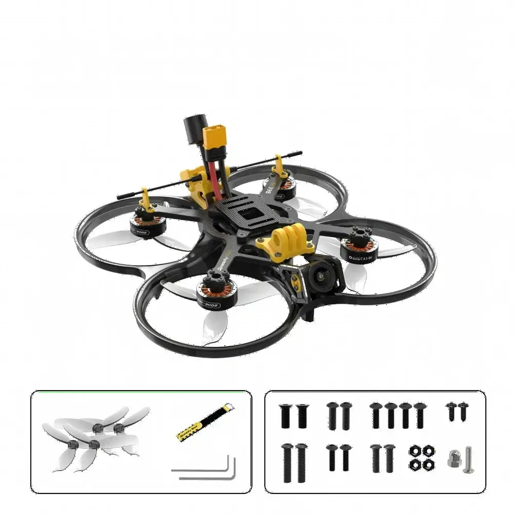 SpeedyBee Bee35/Bee35 Pro 3,5 pouces HD O3 unité aérienne Cinewhoop conduit FPV Freestyle RC Drones - Bee35 Pro O3 TBS