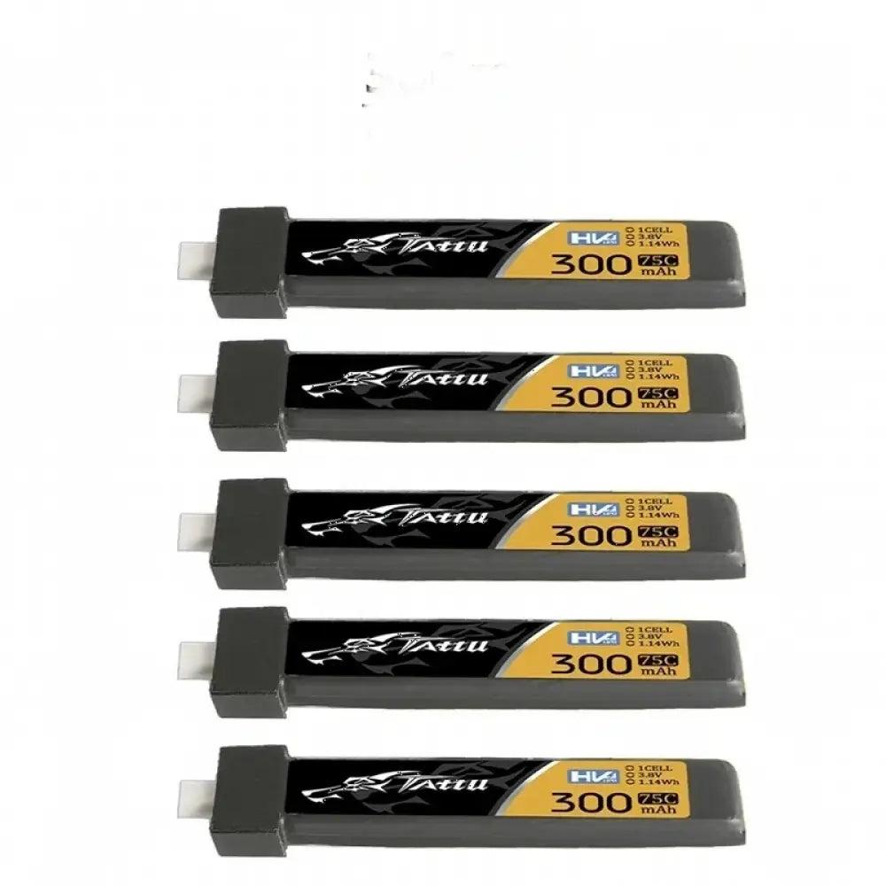 TATTU-Batterie aste pour hélicoptère RC 1S 3.8V 300mAh veFuchsia 75C quadrirotor FPV pièces de importateur de course